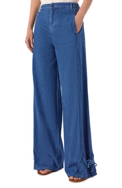 Джинсы EMPORIO ARMANI синего цвета по цене 55850 руб., арт. EW004797/AF26171, фото 3 Джинсы EMPORIO ARMANI, арт. EW004797/AF26171, фото 3