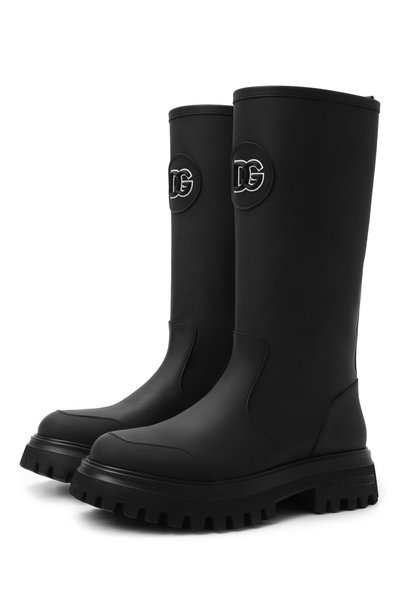 Кожаные сапоги DOLCE & GABBANA, арт. D11436/A3M46