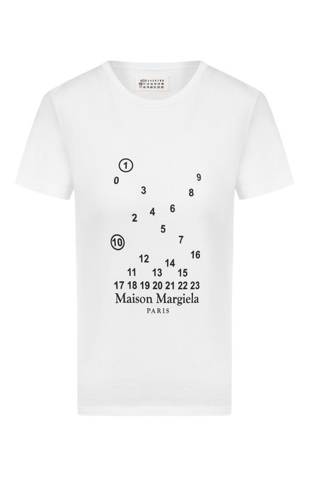 Женская хлопковая футболка MAISON MARGIELA, арт. S51GC0517/S22816