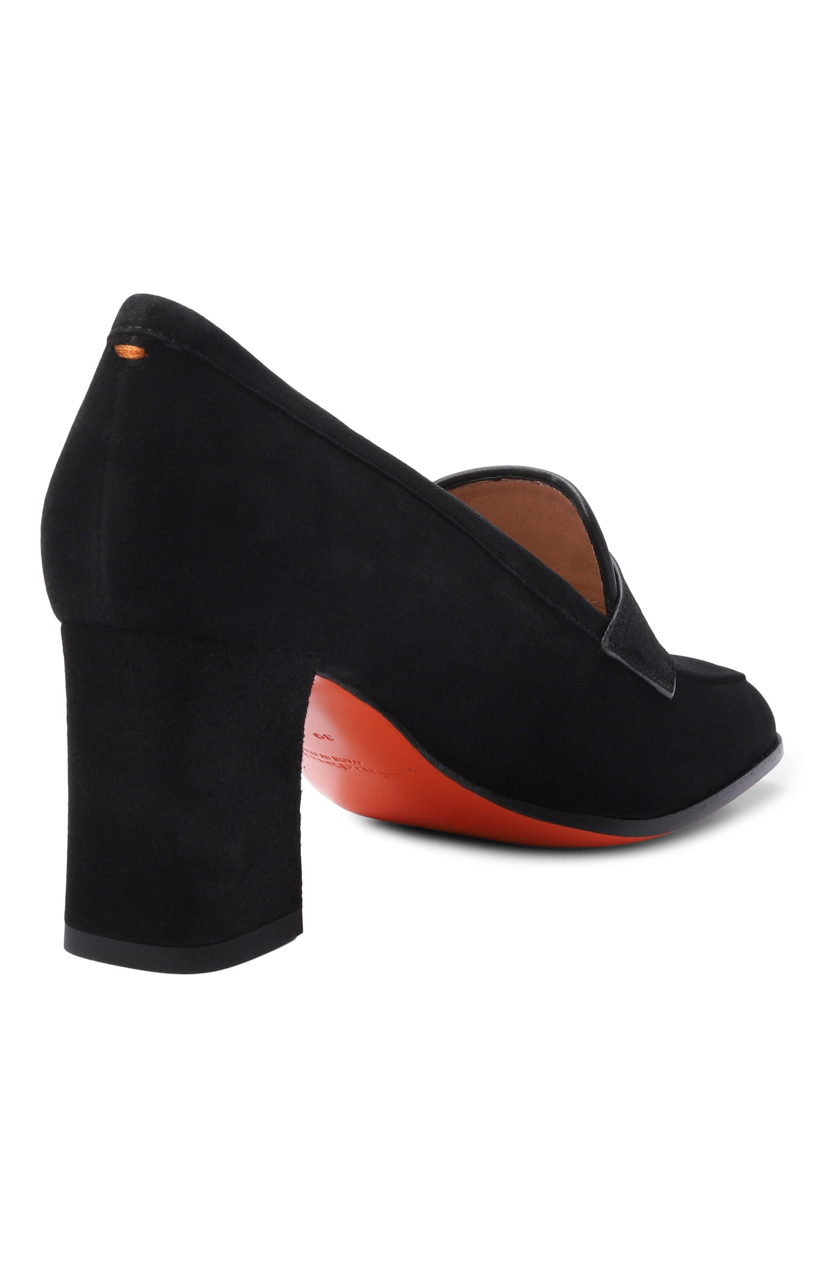 Замшевые туфли SANTONI черного цвета по цене 112000 руб., арт. WD0G72446HI2NAEA, фото 5 Замшевые туфли SANTONI, арт. WD0G72446HI2NAEA, фото 5