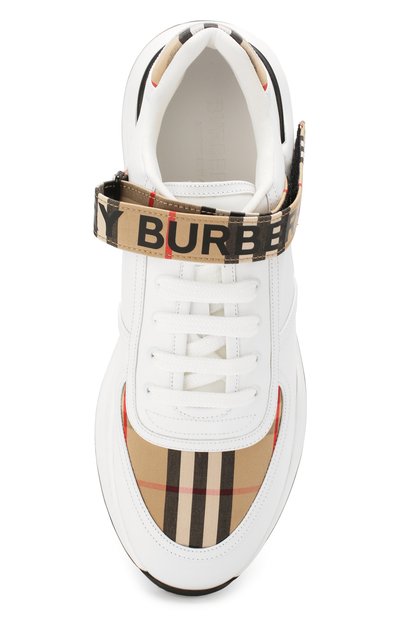 Комбинированные кроссовки BURBERRY, арт. 8024052, фото 5