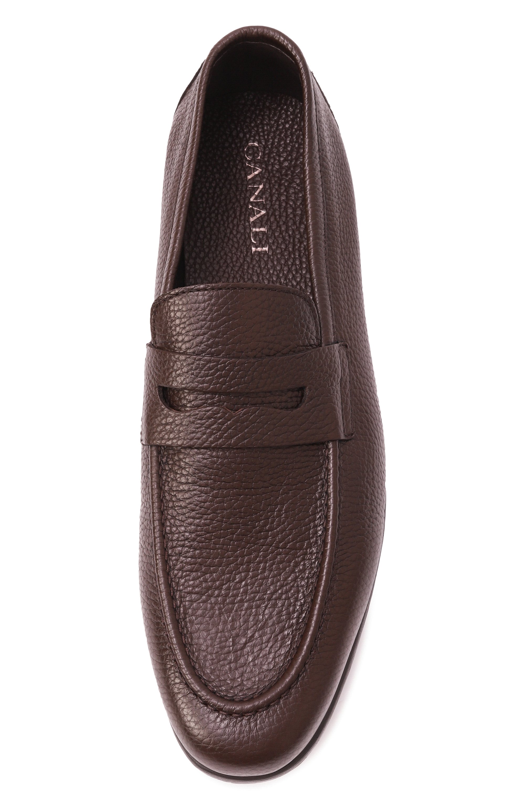 Кожаные пенни-лоферы CANALI, арт. 661210E/RA00775, фото 6