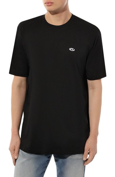 Хлопковая футболка DIESEL, арт. A03819/0AIJU, фото 3