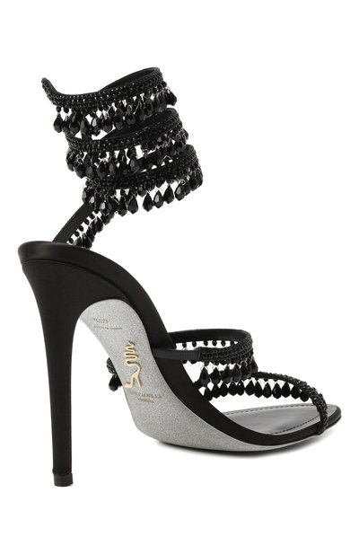 Текстильные босоножки chandelier 105 RENE CAOVILLA, арт. C12535-105/R001, фото 5