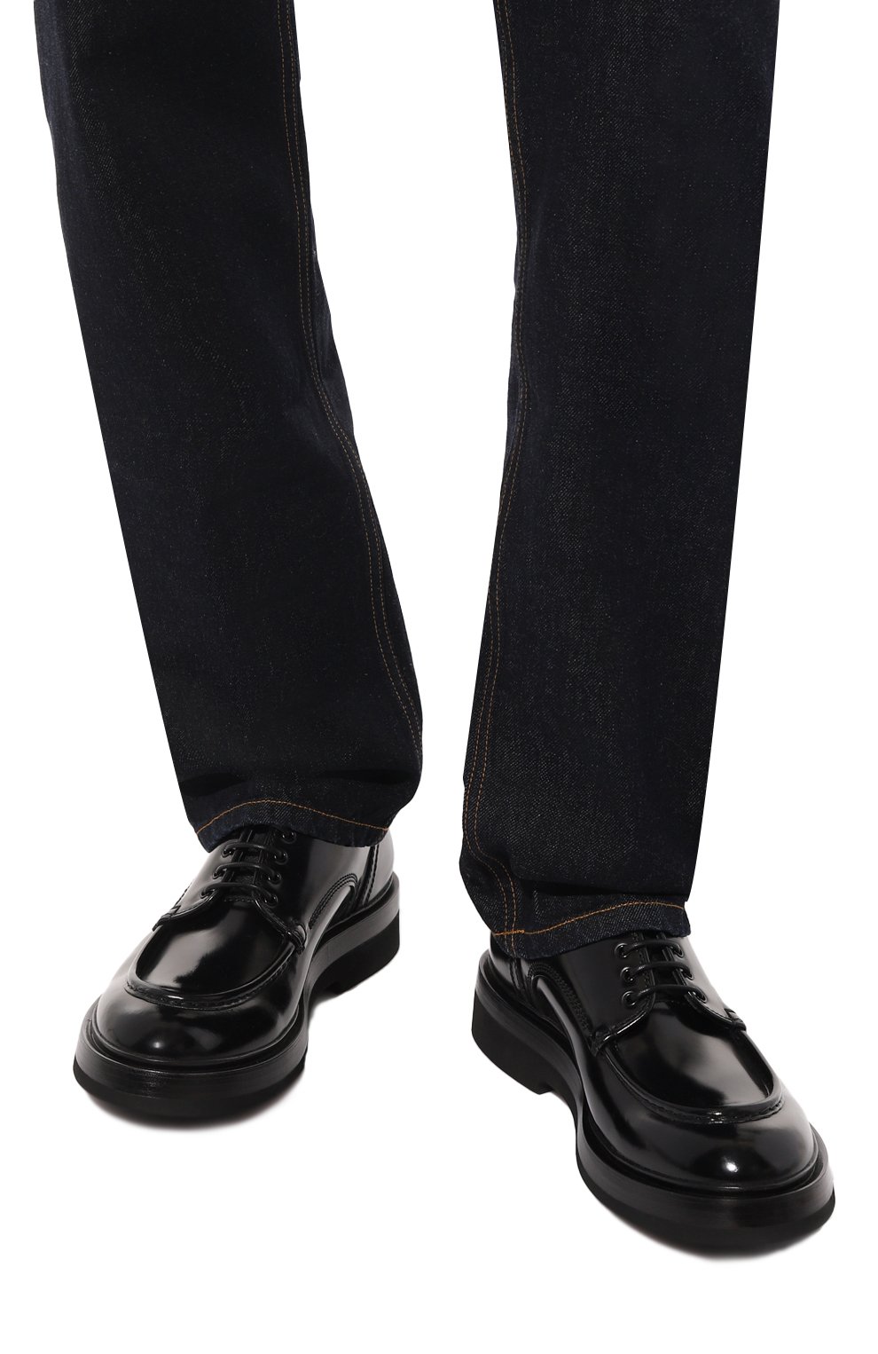 Кожаные дерби alfie SANTONI, арт. MCAG18366JW6SN0V, фото 3