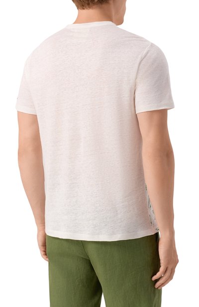 Льняная футболка MC2 SAINT BARTH, арт. STBM ECSTASEA/02842H, фото 4