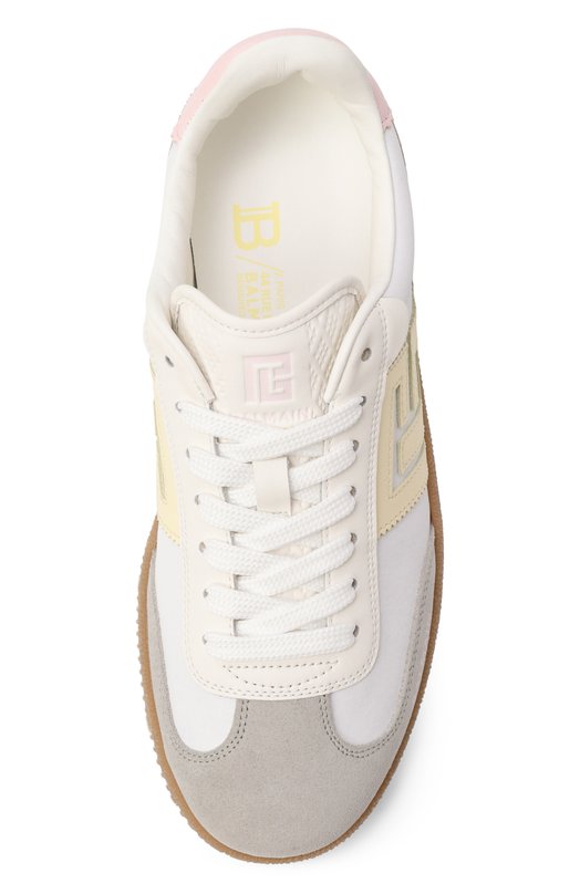 Текстильные кеды Swan Balmain GN1VI735/TCLN Белый  GN1VI735/TCLN Фото 6