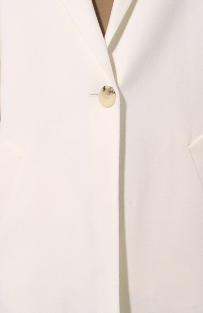 Пальто из шерсти и кашемира MANZONI24 белого цвета по цене 230500 руб., арт. 23M1227-DB5, фото 5 Пальто из шерсти и кашемира MANZONI24, арт. 23M1227-DB5, фото 5