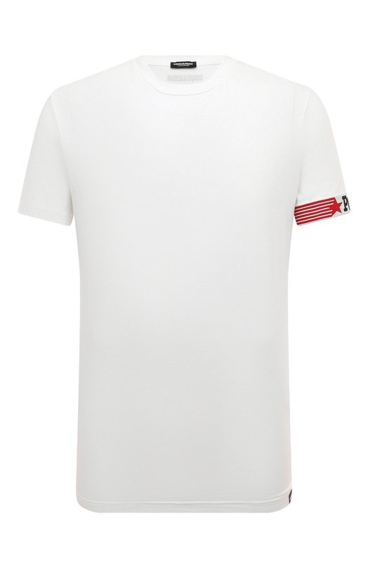 Хлопковая футболка Dsquared2 D9M3S5300 Белый D9M3S5300