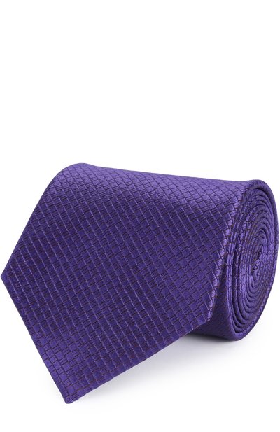 Мужской шелковый галстук с узором ZEGNA, арт. Z9E331XW