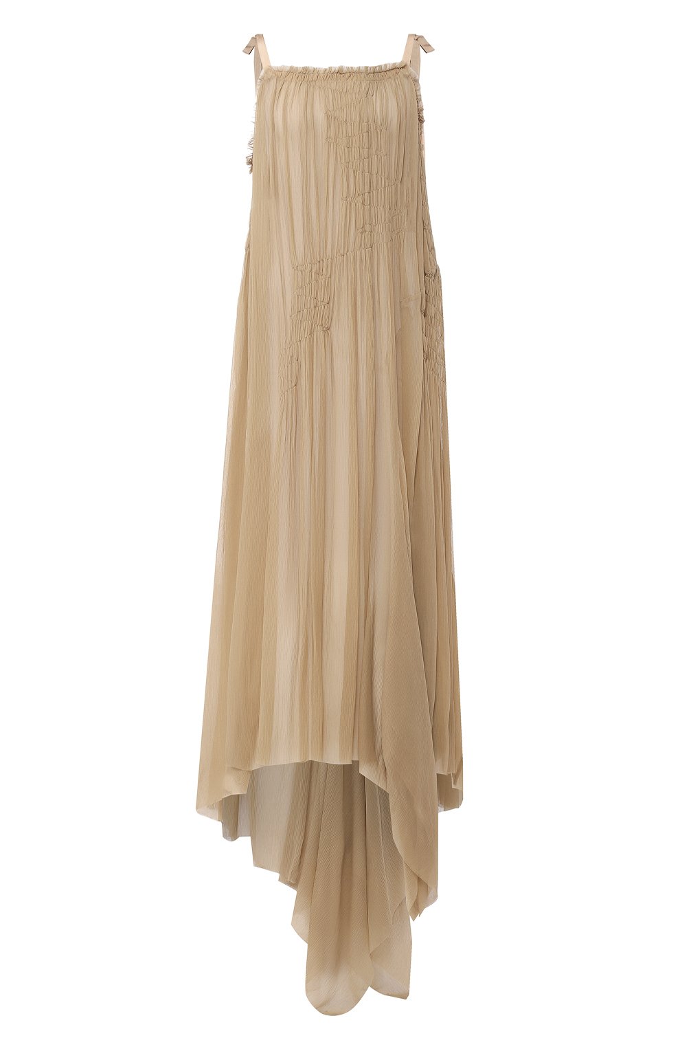 Шелковое платье ANN DEMEULEMEESTER хаки цвета по цене 193500 руб., арт. 1901-2300-P-106-061, фото 1 Шелковое платье ANN DEMEULEMEESTER, арт. 1901-2300-P-106-061, фото 1