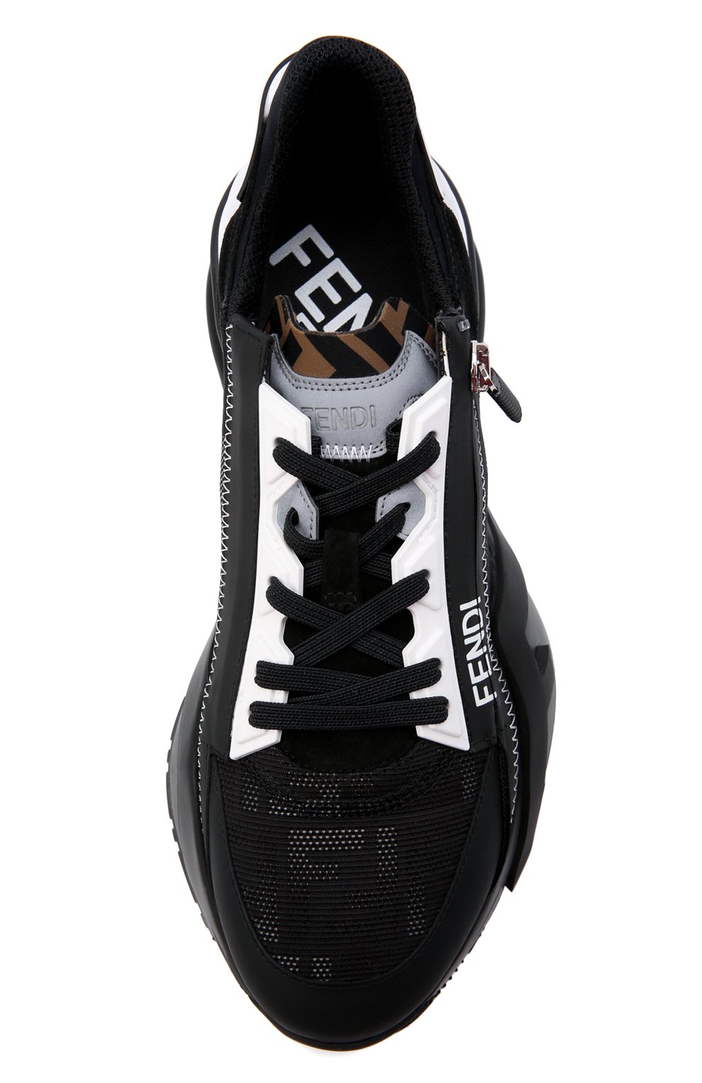 Текстильные кроссовки running FENDI, арт. 8E8035 AD78, фото 6