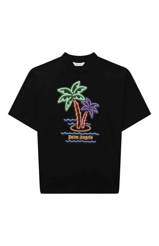 

Хлопковая футболка Palm Angels, Чёрный