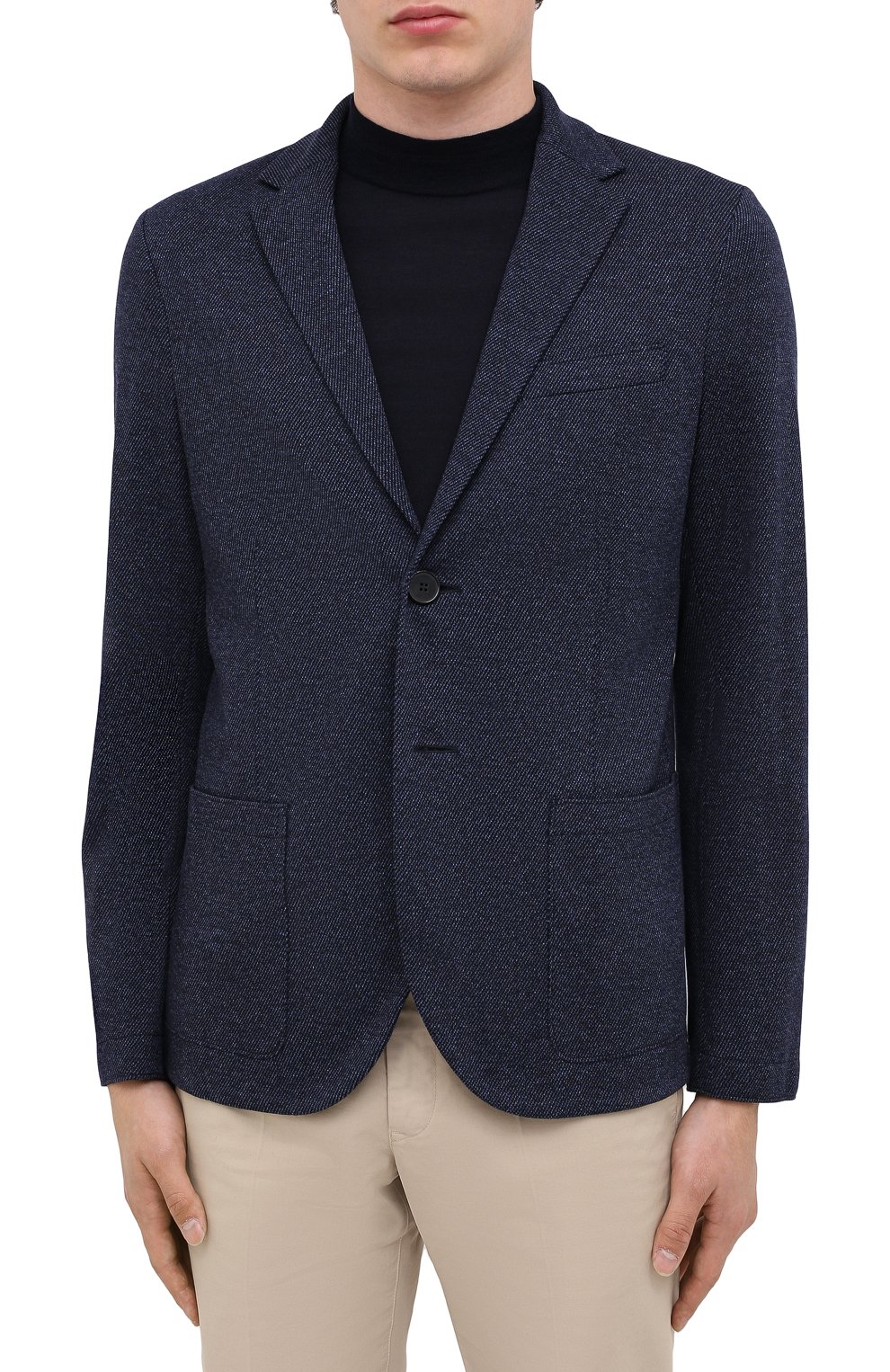 Пиджак из шерсти и хлопка HARRIS WHARF LONDON, арт. C8P22MPG, фото 3