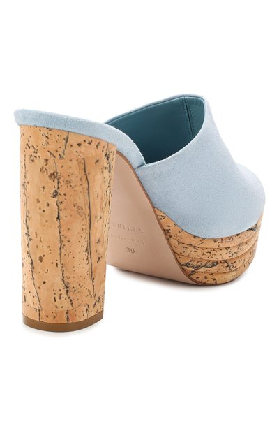 Замшевые мюли LE SILLA, арт. 9314Q070R7PPP0W, фото 4