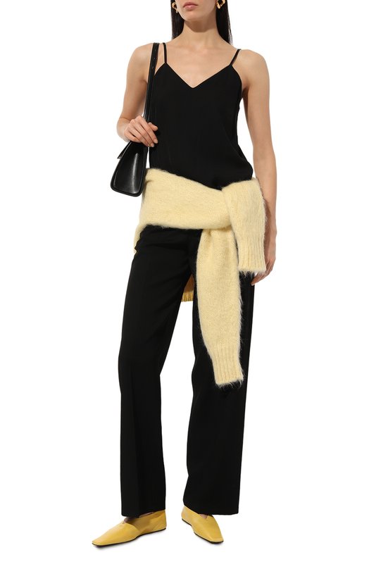 Кожаные балетки Jil Sander J16WZ0003P4864 736 Жёлтый  J16WZ0003P4864 736 Фото 2