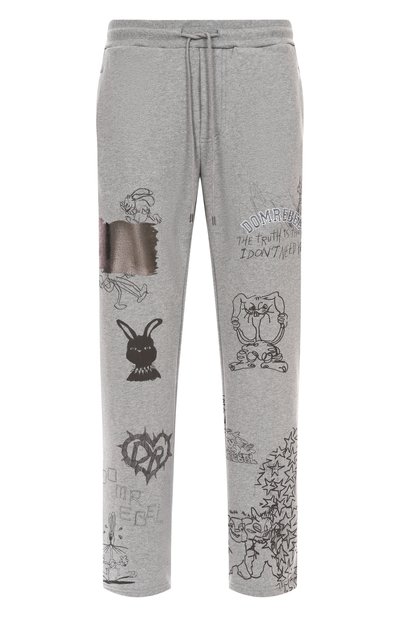 Мужские хлопковые брюки DOMREBEL, арт. M C0LLEGE SWEATPANTS