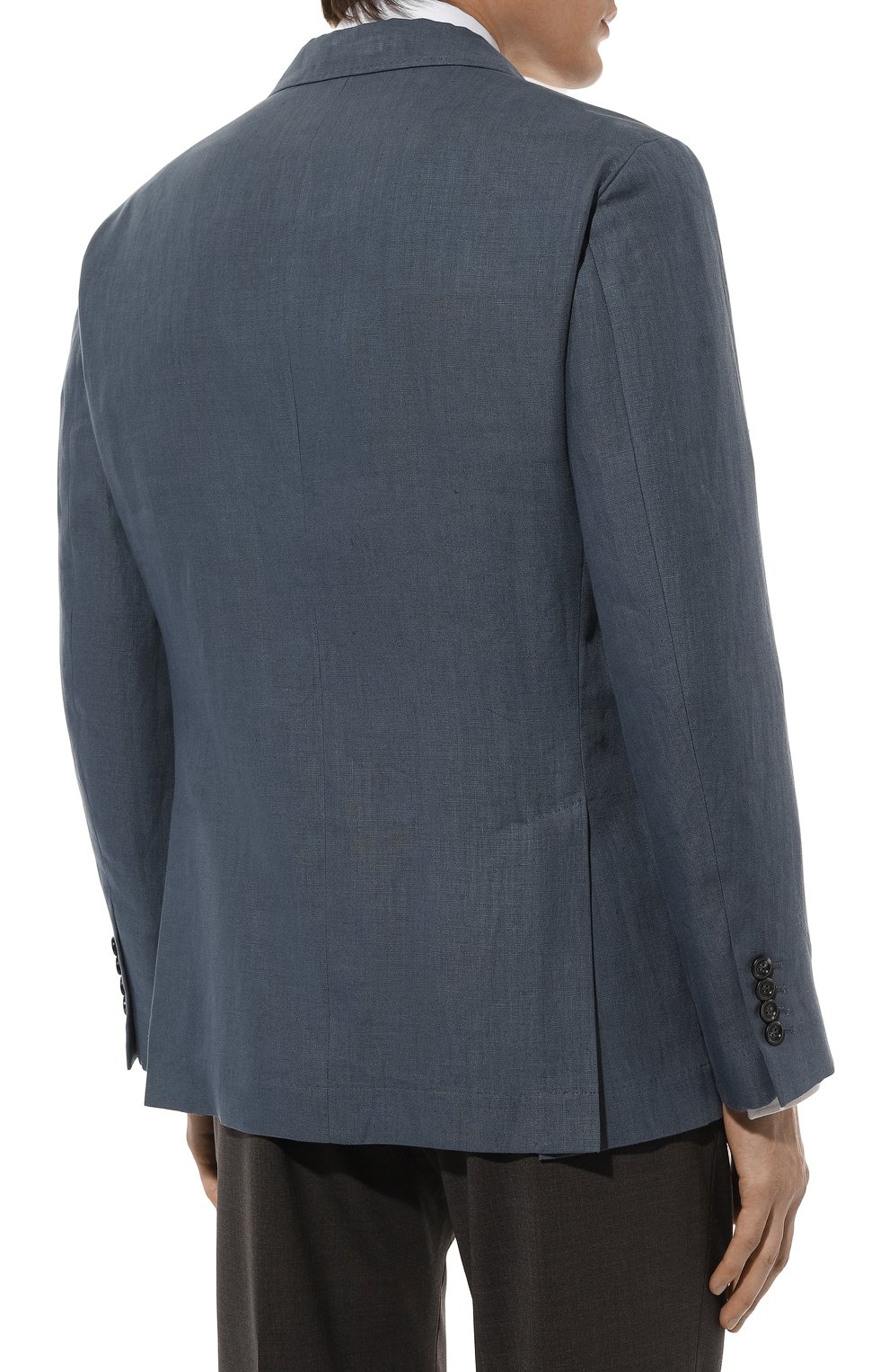 Льняной пиджак BRUNELLO CUCINELLI, арт. MB4207BNDP, фото 6