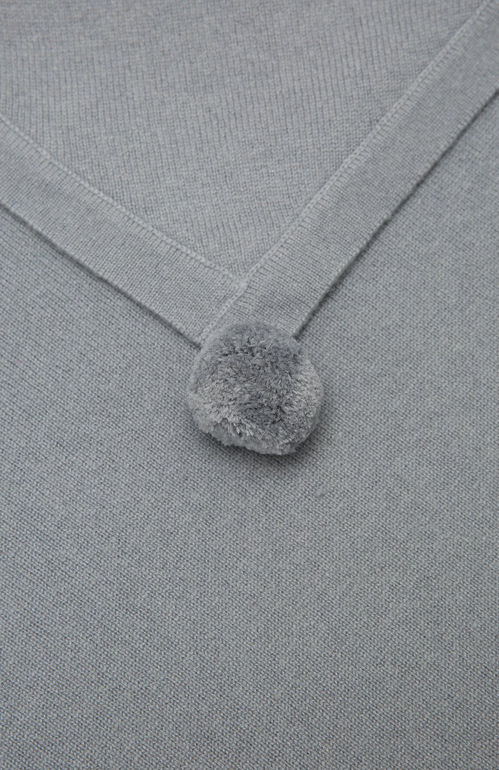 Кашемировый плед LES LUTINS PARIS серого цвета по цене 12650 руб., арт. 21E080/CLEMENTINE, фото 2 Кашемировый плед LES LUTINS PARIS, арт. 21E080/CLEMENTINE, фото 2