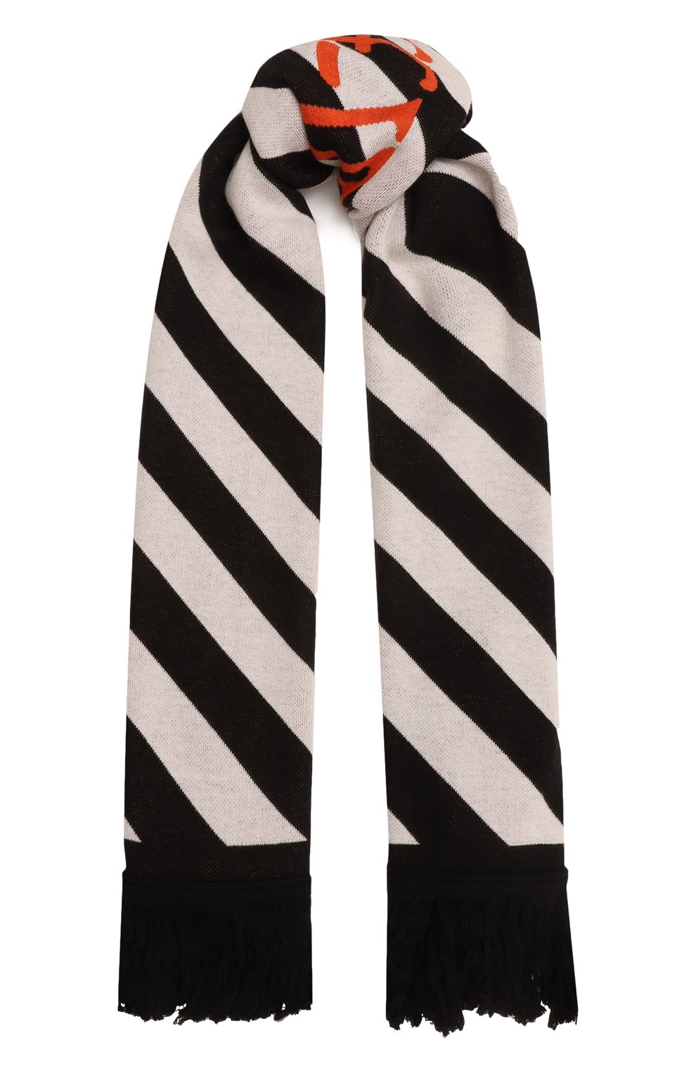 Шерстяной шарф OFF-WHITE, арт. OMMA001F22KNI0011020, фото 1