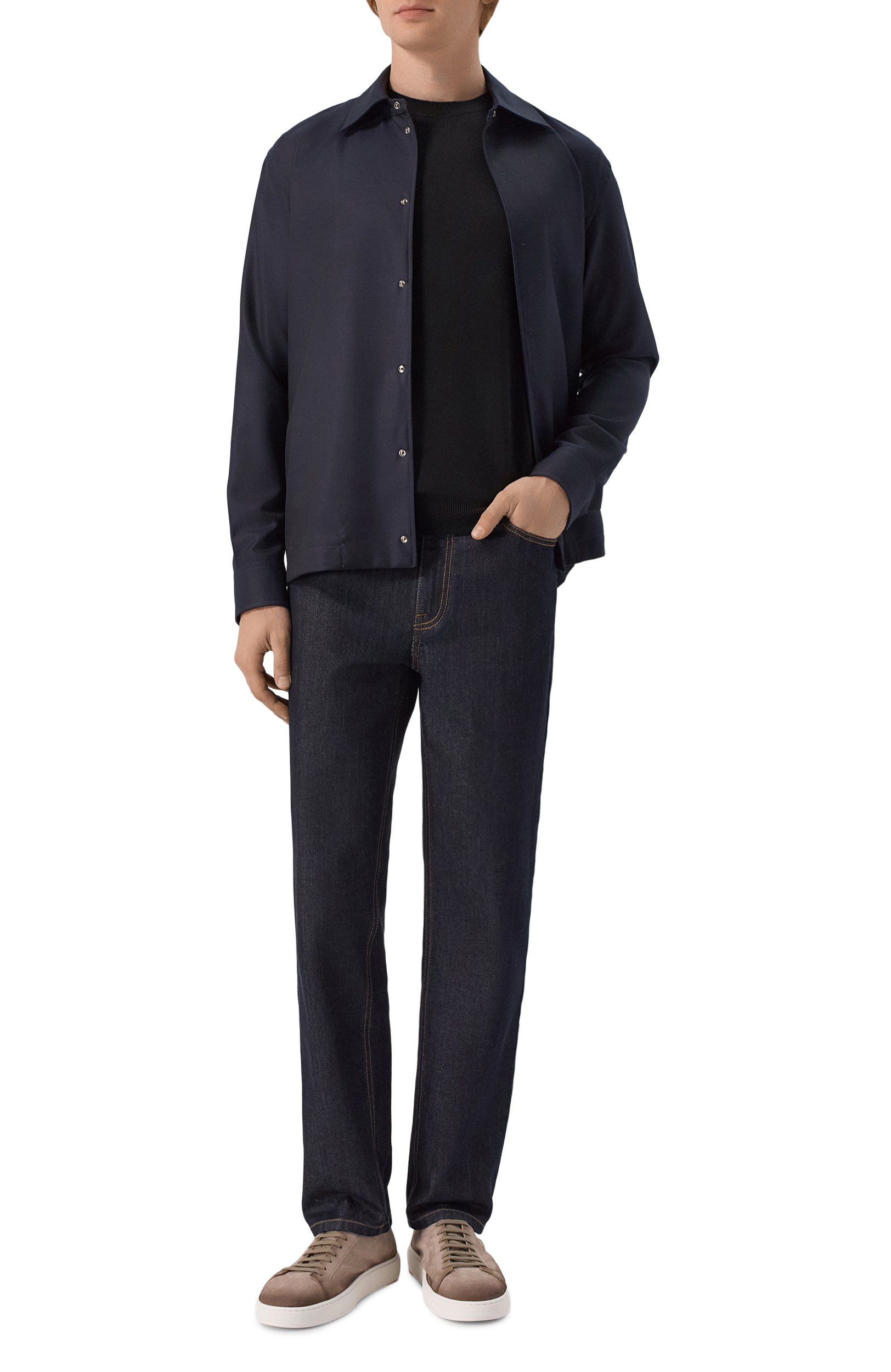 Шерстяной джемпер CORNELIANI, арт. 28M500/2A25100, фото 2