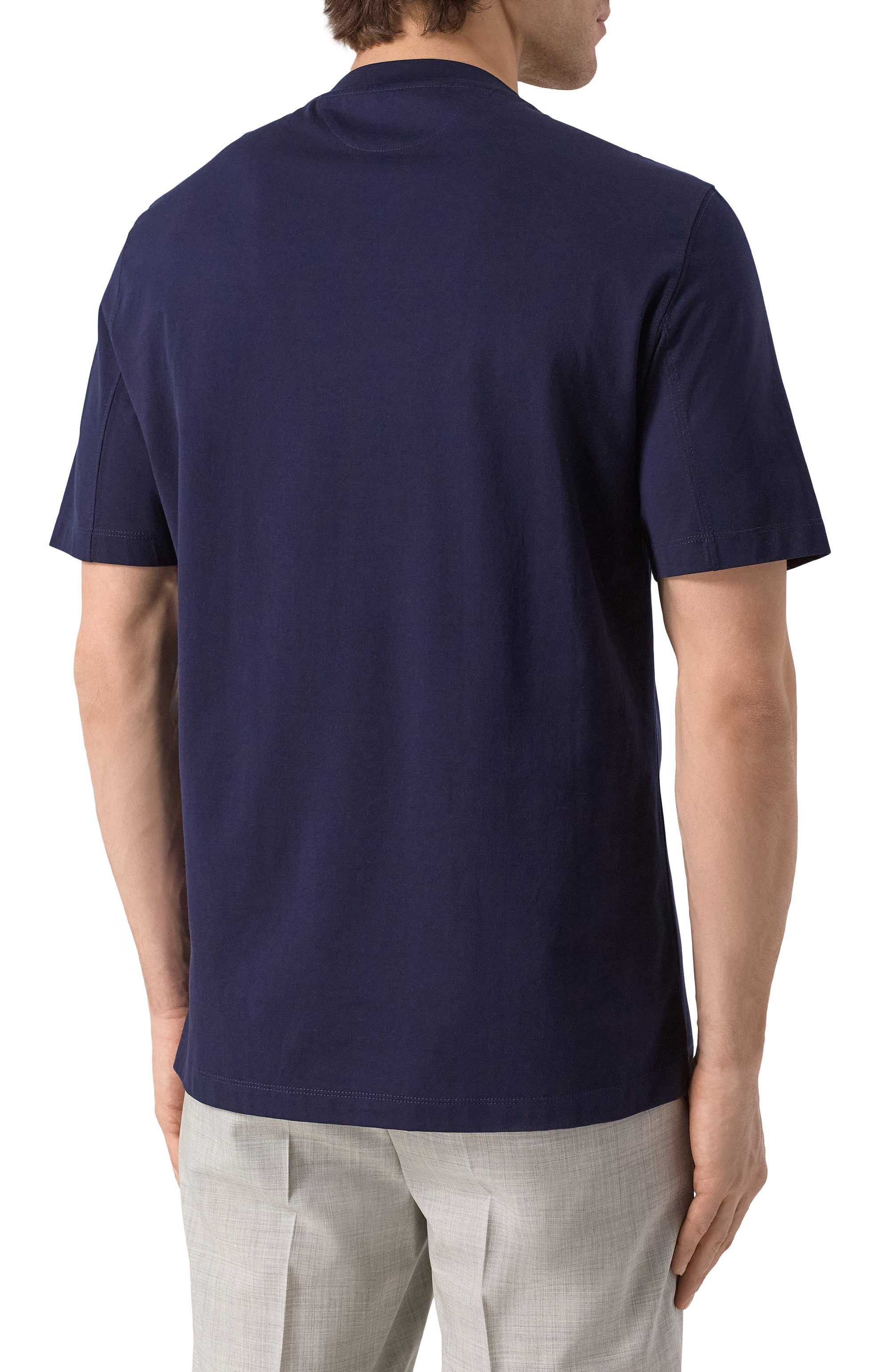 Хлопковая футболка BRUNELLO CUCINELLI, арт. M0B138440, фото 4