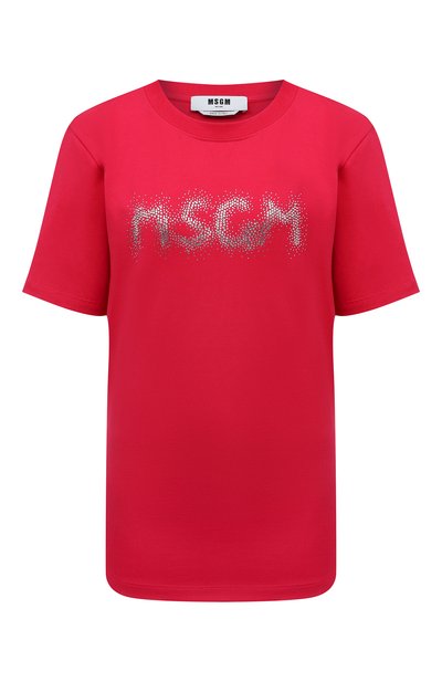 Женская хлопковая футболка MSGM, арт. 3341MDM107 227798