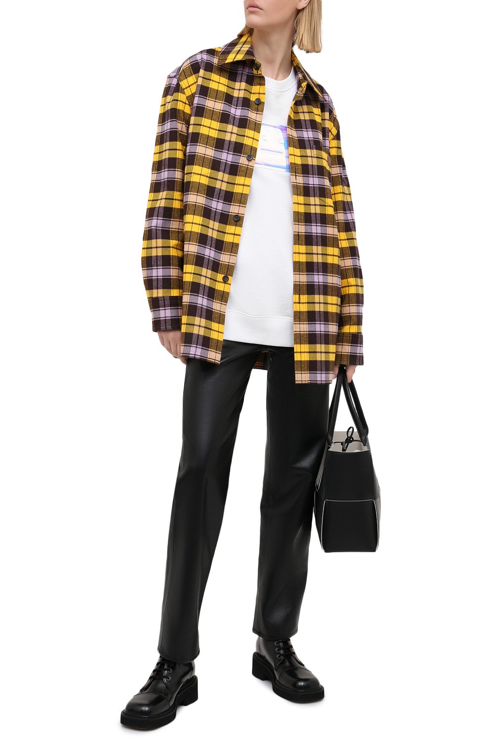 Хлопковый свитшот ACNE STUDIOS, арт. CI0068/W, фото 2
