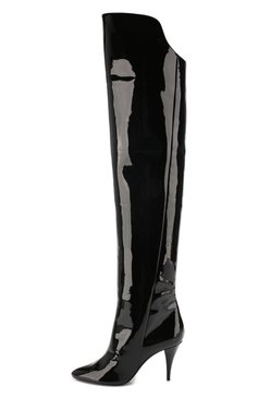 Кожаные ботфорты kiki SAINT LAURENT, арт. 592346/1K500, фото 3