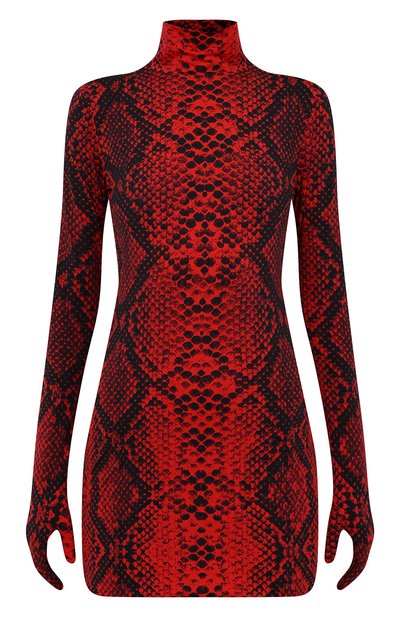 Женское платье VETEMENTS, арт. WA52DR220R 2605/RED PYTH0N