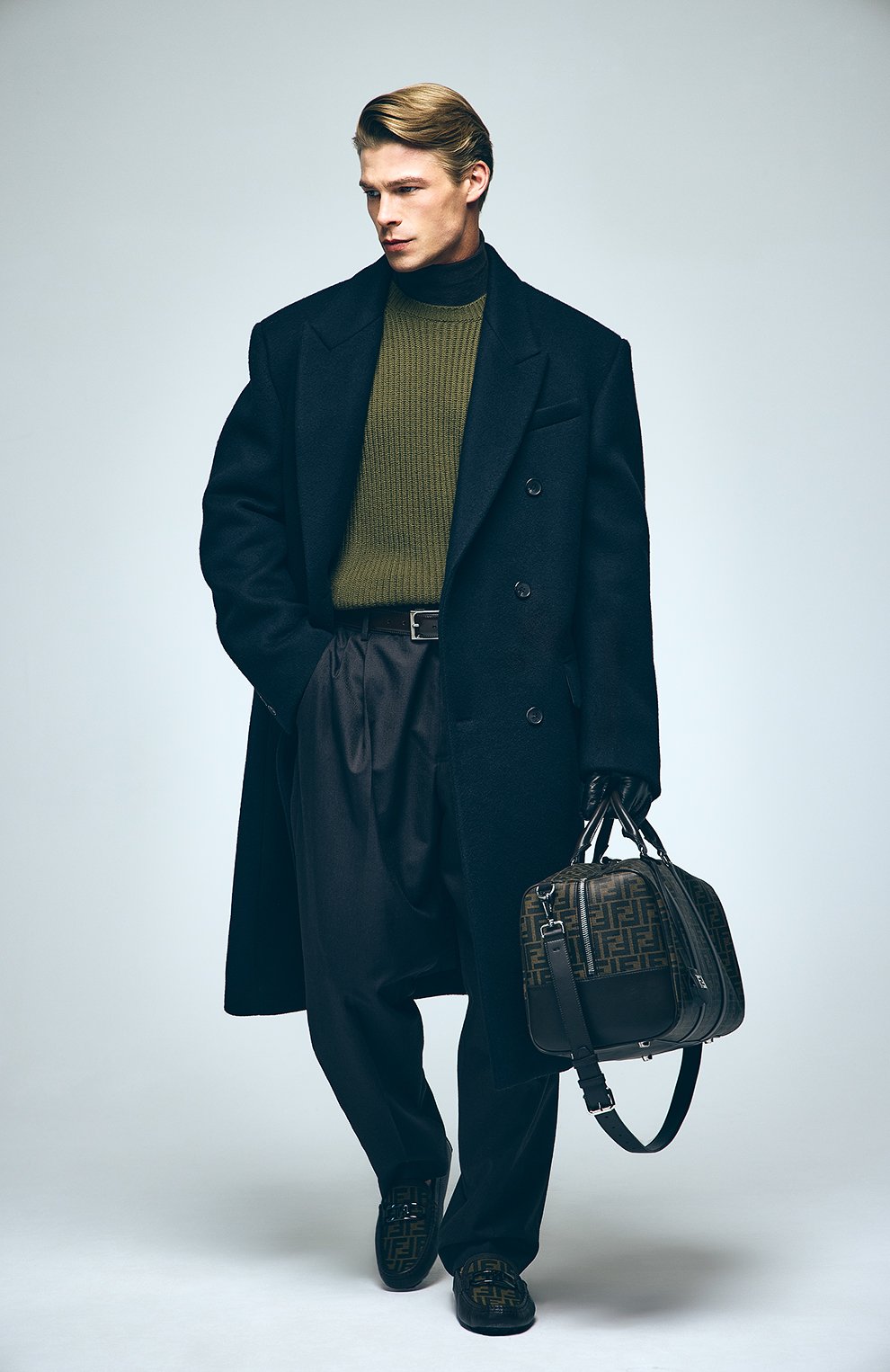 Кожаные перчатки CORNELIANI, арт. 94Q301-9420599, фото 3