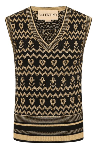 Женский жилет из шерсти и вискозы VALENTINO, арт. 7B3KM06C/9H0
