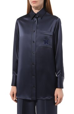 Атласная блузка KITON, арт. D52446K04S46, фото 3