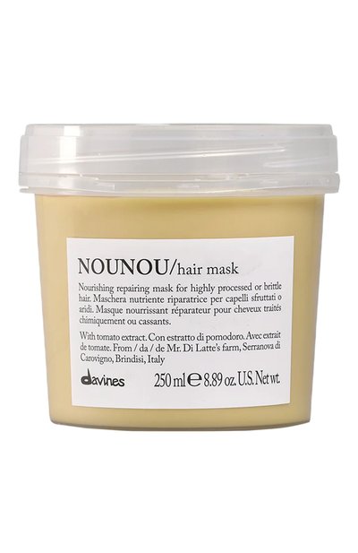 Женская интенсивная восстанавливающая маска для глубокого питания волос nounou (250ml) DAVINES, арт. 75612