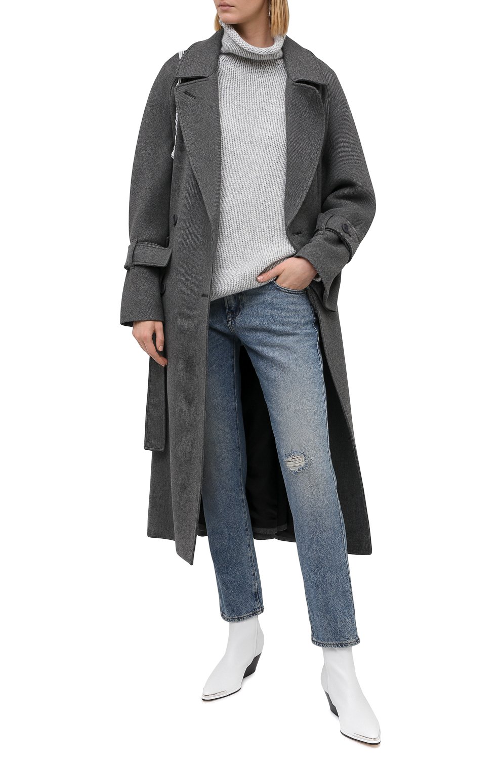 Джинсы EMPORIO ARMANI синего цвета по цене 23050 руб., арт. 6H2J36/2D9QZ, фото 2 Джинсы EMPORIO ARMANI, арт. 6H2J36/2D9QZ, фото 2