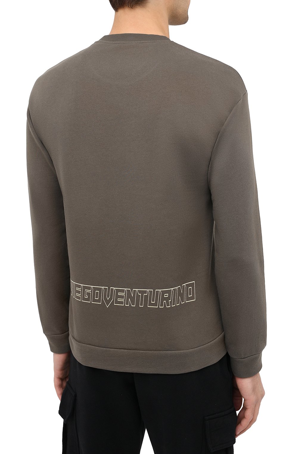 Хлопковый свитшот DIEGO VENTURINO, арт. FW20-DV FLG IRP, фото 4