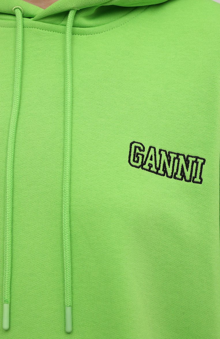 Хлопковое худи GANNI, арт. T2990, фото 5