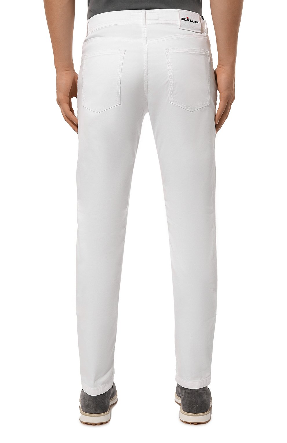 Хлопковые брюки KITON, арт. UPNJSK0600D, фото 4