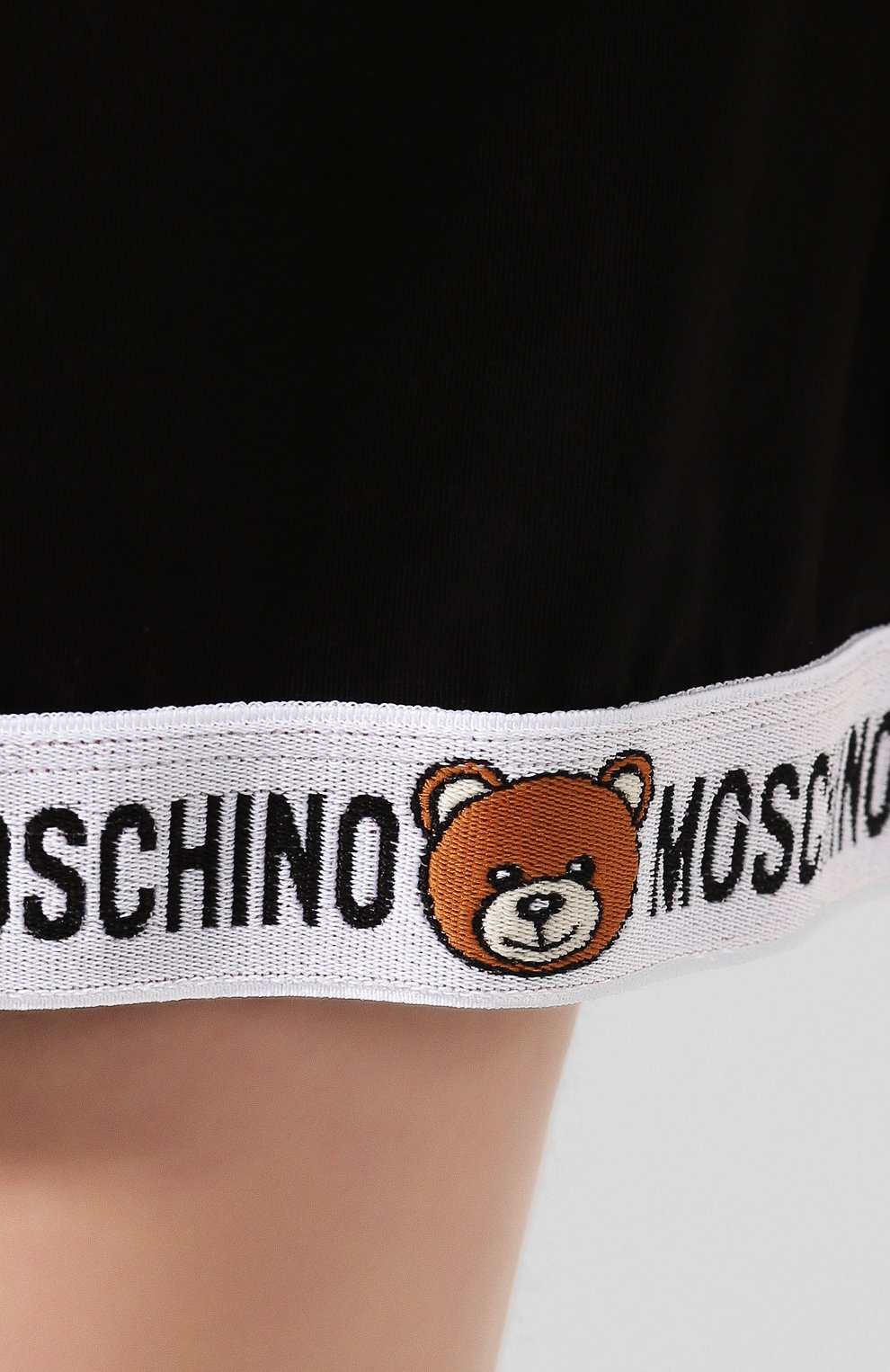 Хлопковое платье MOSCHINO черного цвета по цене 11900 руб., арт. A1909/9003, фото 5 Хлопковое платье MOSCHINO, арт. A1909/9003, фото 5