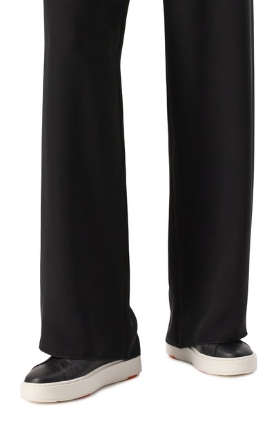 Кожаные кеды SANTONI, арт. WBCG61323BARTLLK, фото 3