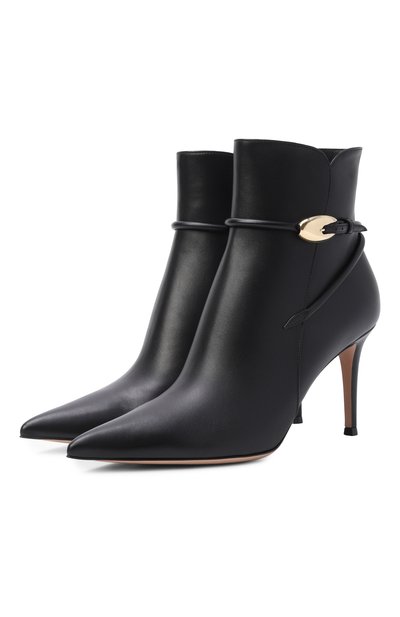 Женские кожаные ботильоны GIANVITO ROSSI, арт. G72833.85RIC.NAPNER0