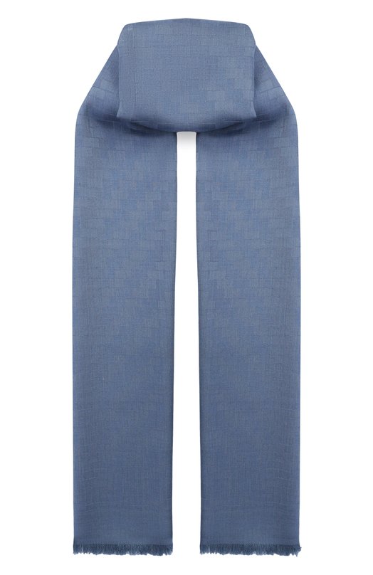 Шарф из шерсти и кашемира Brioni 03HA00/PDA65 Синий 03HA00/PDA65