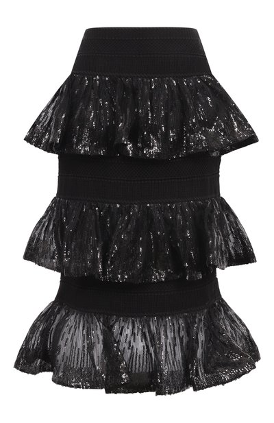 Женская юбка с отделкой пайетками ELIE SAAB, арт. SK217NF25PAM01
