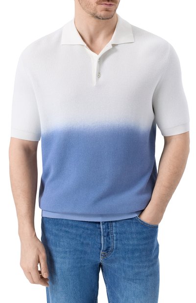 Поло из хлопка и шелка MVST, арт. M0-M25.2MM.K401, фото 3