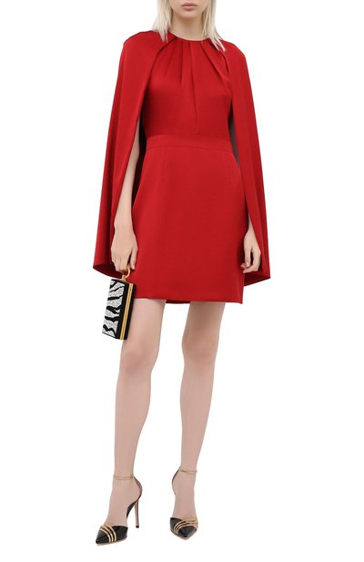 Атласное платье ALEXANDER MCQUEEN, арт. 629351/QBAAE, фото 2
