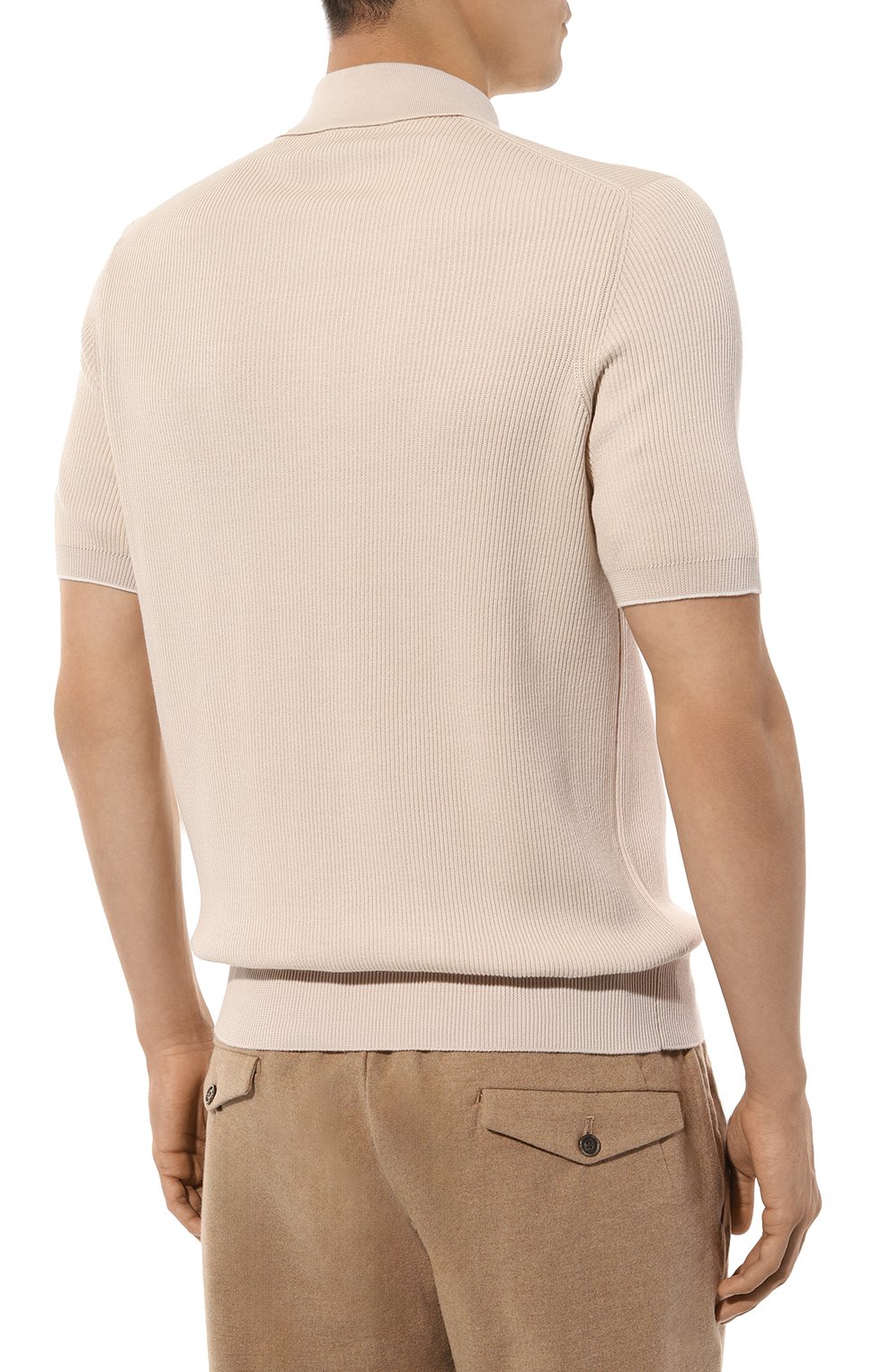 Хлопковое поло BRUNELLO CUCINELLI, арт. M2900B2019, фото 4