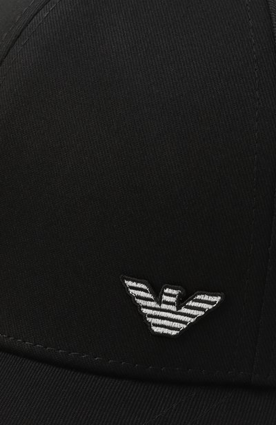 Хлопковая бейсболка EMPORIO ARMANI, арт. EX000004/AF12603, фото 4