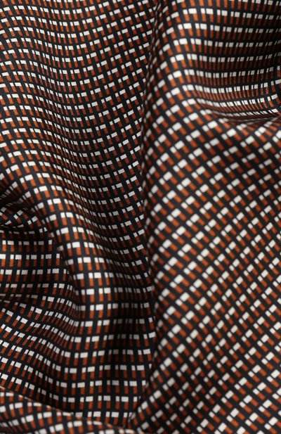 Шелковый платок с принтом ZEGNA коричневого цвета по цене 10350 руб., арт. Z2I10/39A, фото 3 Шелковый платок с принтом ZEGNA, арт. Z2I10/39A, фото 3