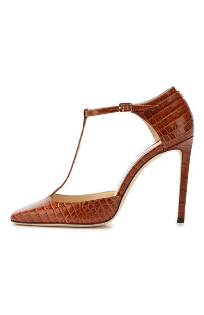 Кожаные туфли lexica 100 JIMMY CHOO, арт. LEXICA 100/CCL, фото 3