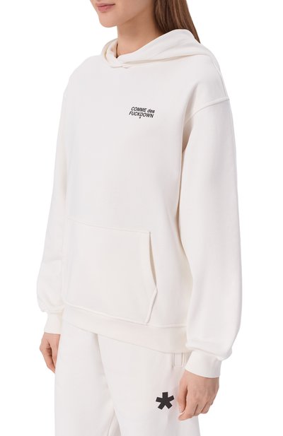 Хлопковое худи COMME DES FUCKDOWN, арт. CFABW01550, фото 3